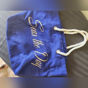 Seas the day tote bag
